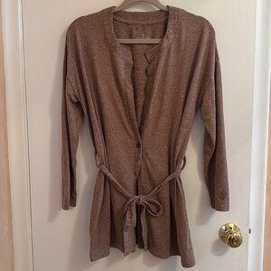 Cuddl Duds Belted Cardigan